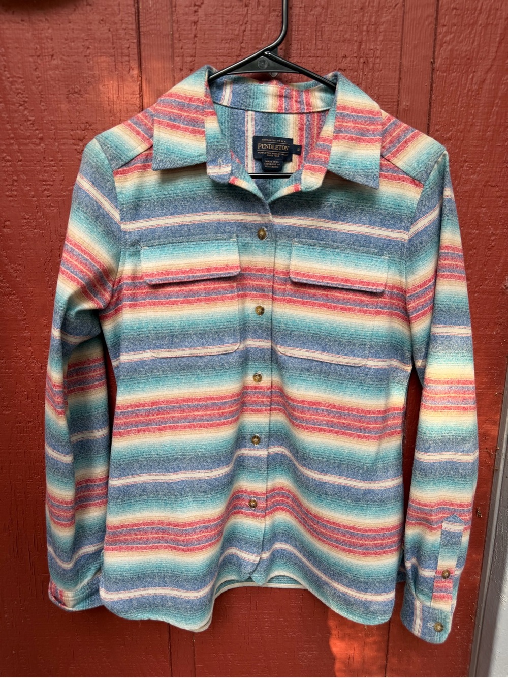 Women’s Wool Pendleton Serape Shirt